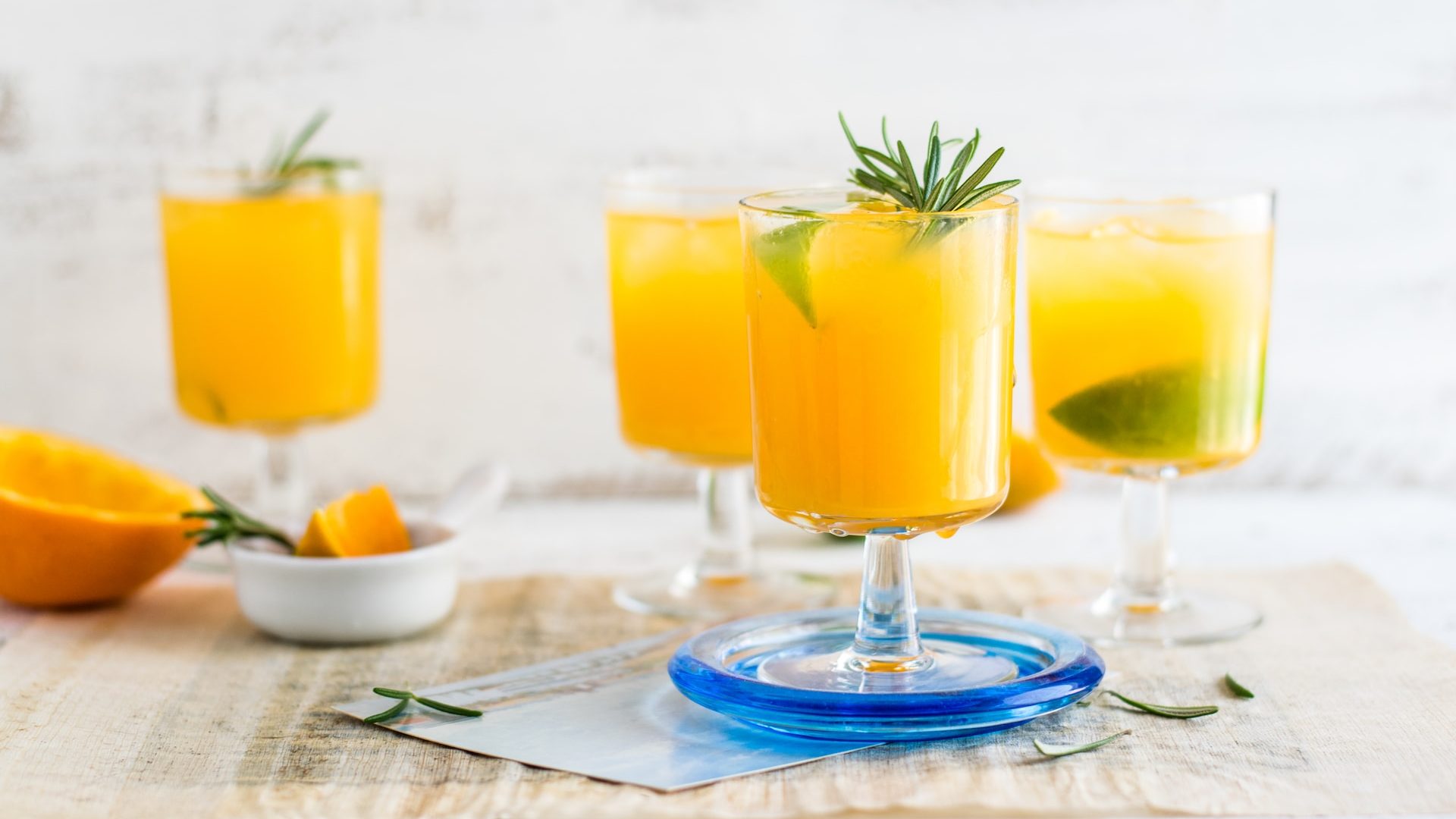 Verre de cocktail mimosa